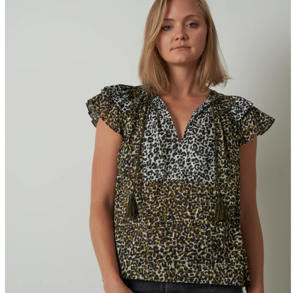 Ulla Johnson Elm
Top Army Leopard size 0 blouse
